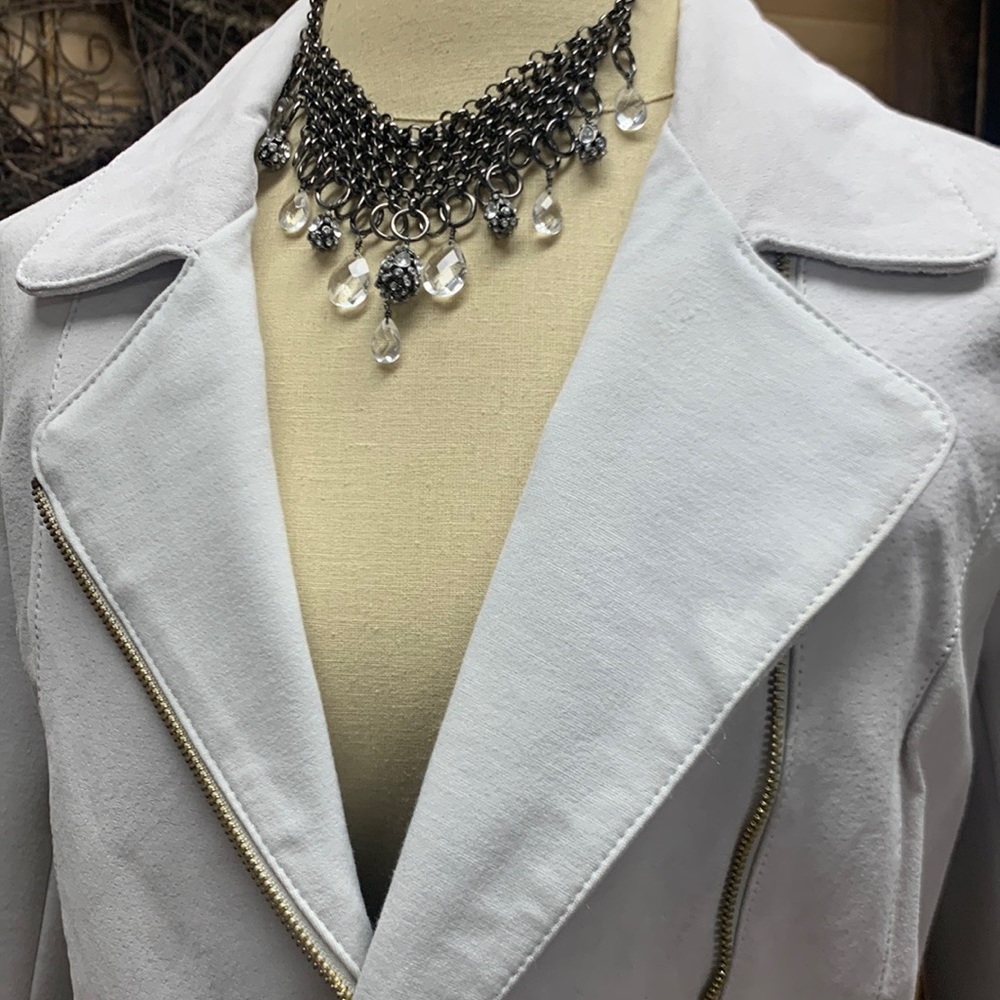 Beautiful spring New Leather Coat - Picture 16 of 16